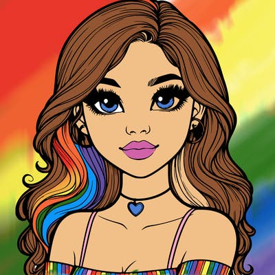 realistic pretty girl