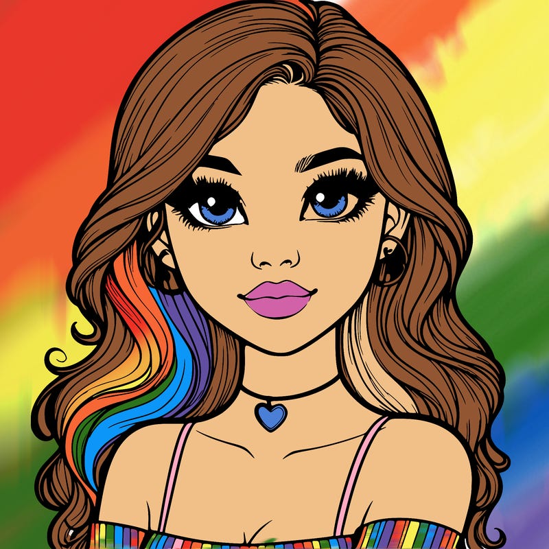 realistic pretty girl