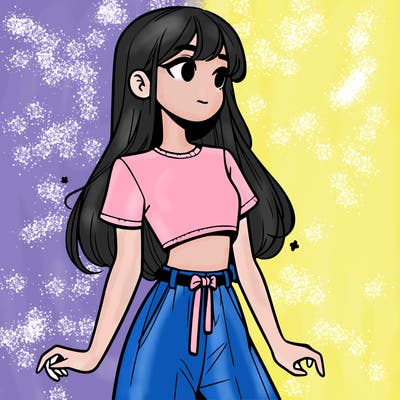 girl in a cute crop top