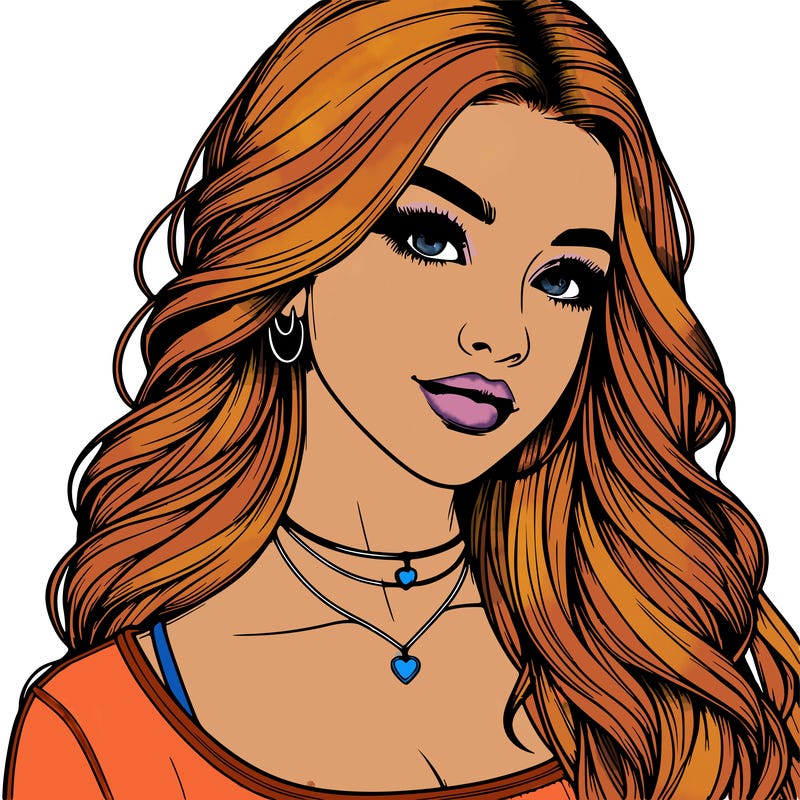 detailed realistic girl