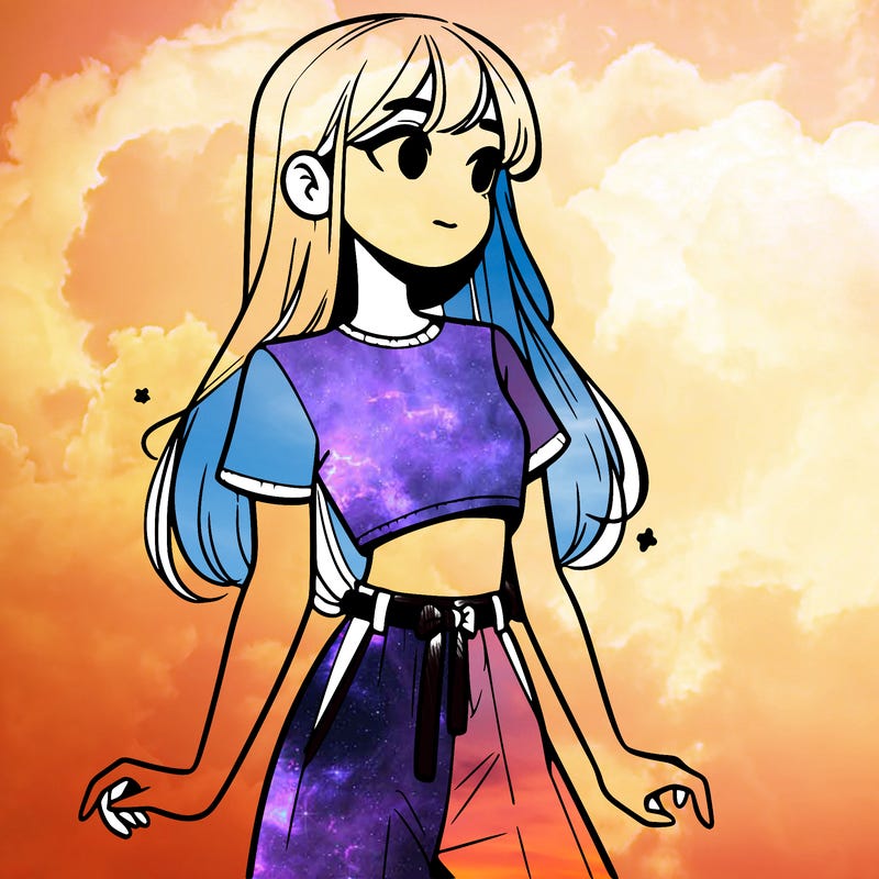 girl in a cute crop top