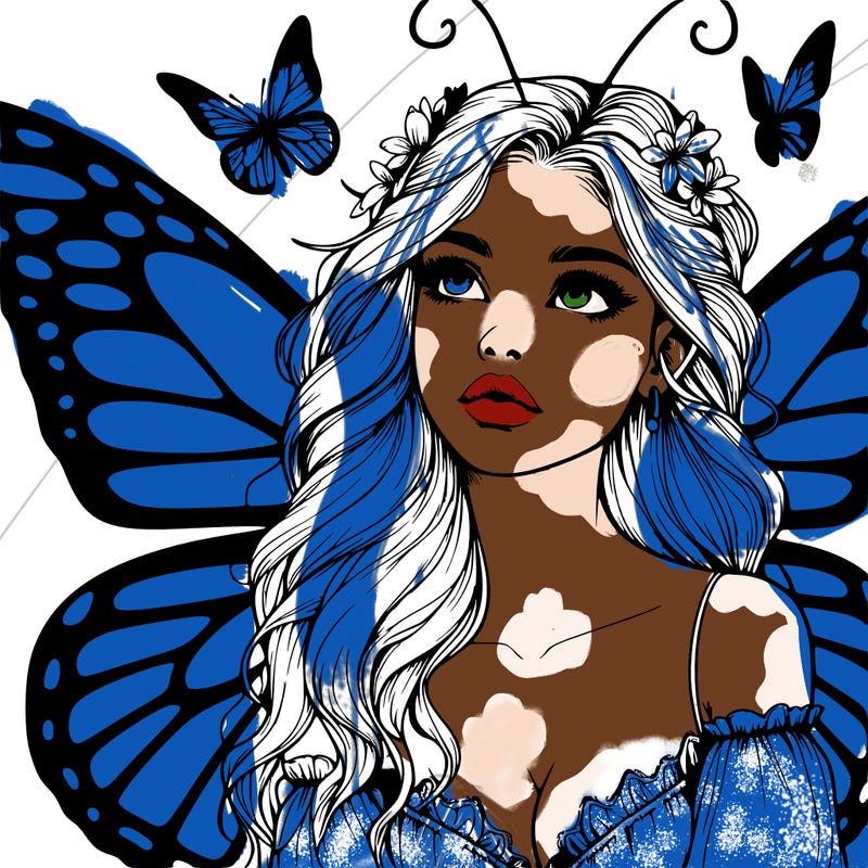 butterfly fairy realistic girl