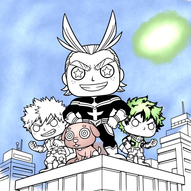 my hero academia chara funko pop