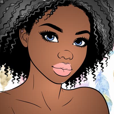 realistic black girl