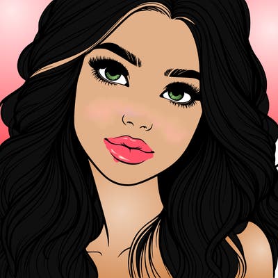 beautiful realistic girl