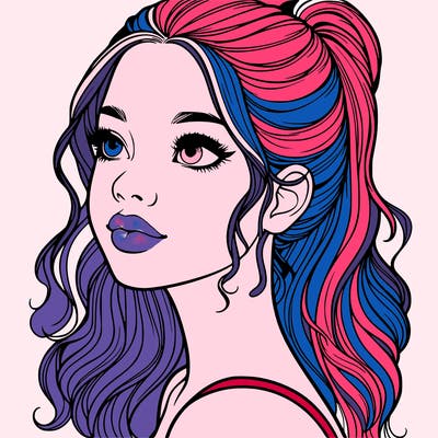 beautiful realistic girl