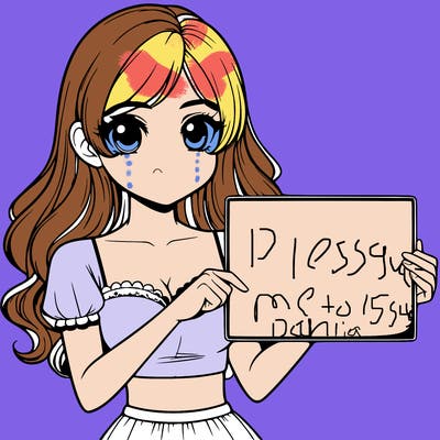 realistic pretty girl holding blank sign