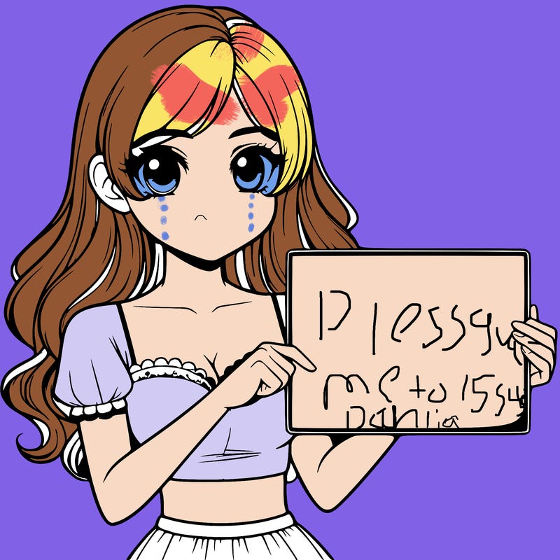 realistic pretty girl holding blank sign