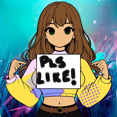 girl holding a blank sign in a long sleeve crop top