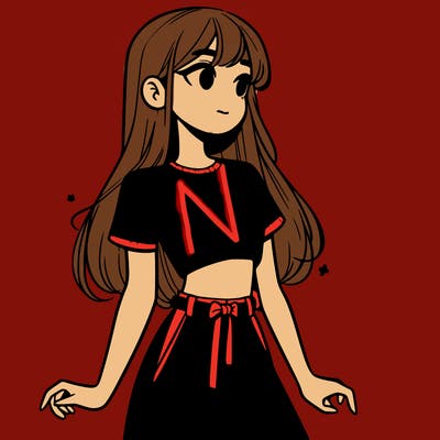 girl in a cute crop top