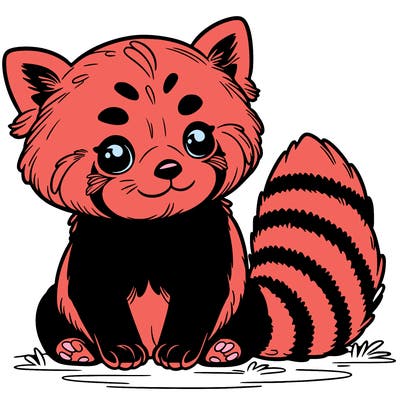 red panda