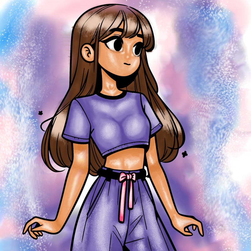 girl in a cute crop top