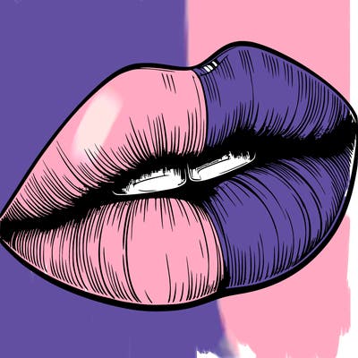 realistic lips