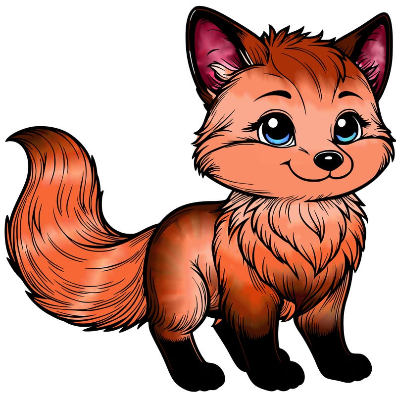 realistic fox