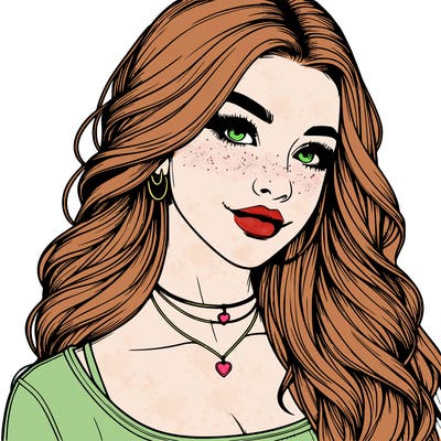 detailed realistic girl