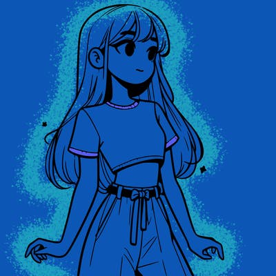 girl in a cute crop top