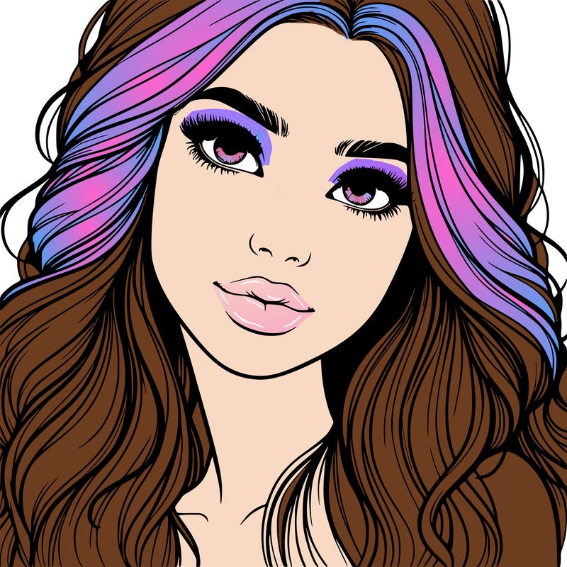 beautiful realistic girl