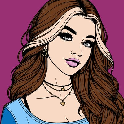 detailed realistic girl