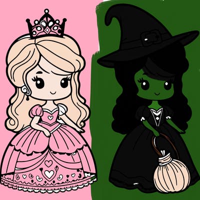 princess as a witch