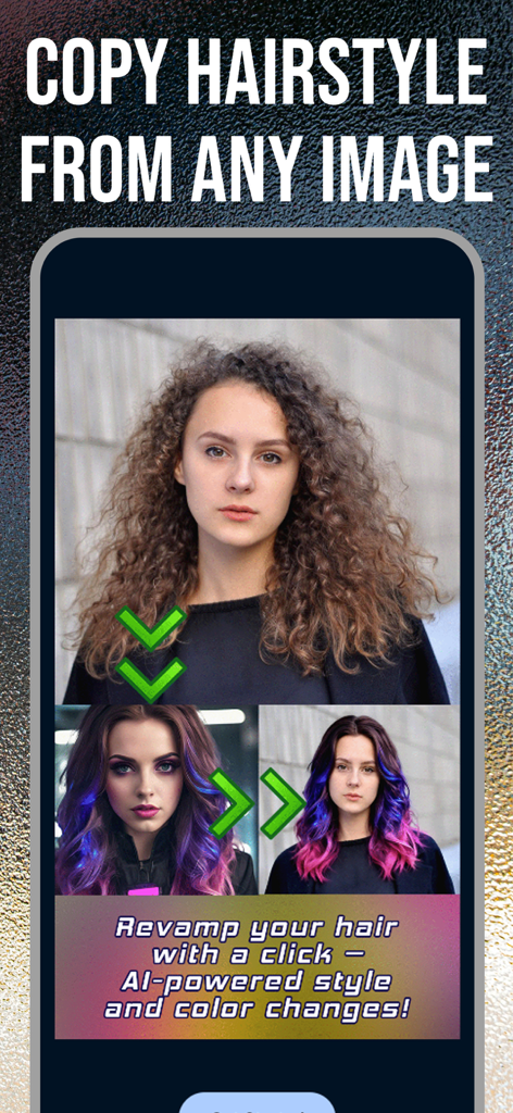 Hairstyle Try On Men Women - Graphics & Design App | MWM