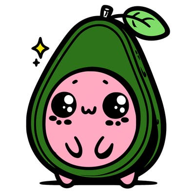 cute avocado
