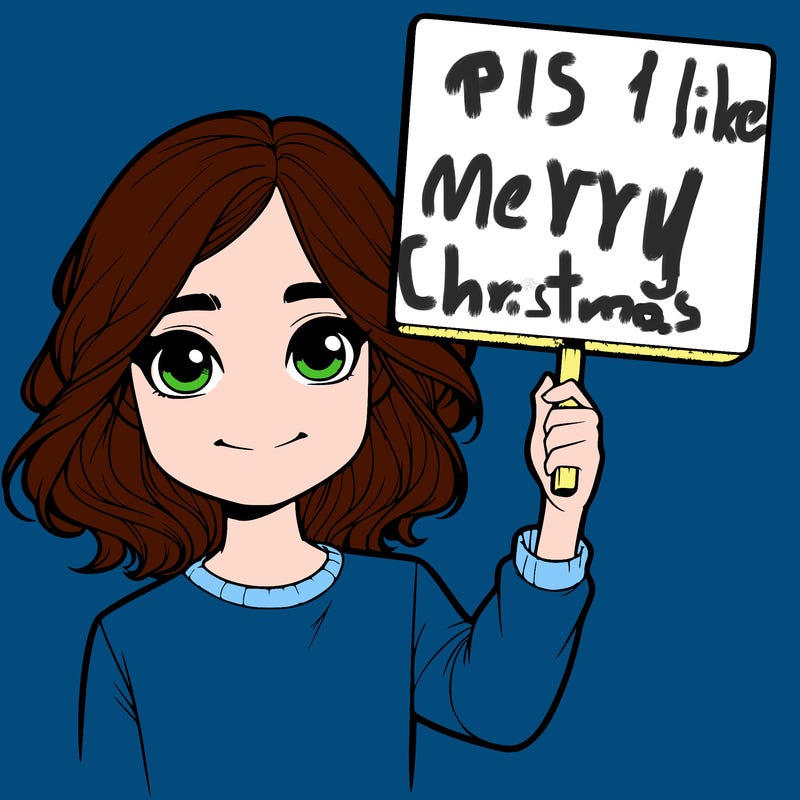 realistic girl holding up a sign