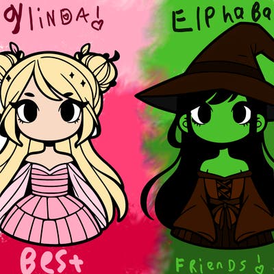 alphaba glinda