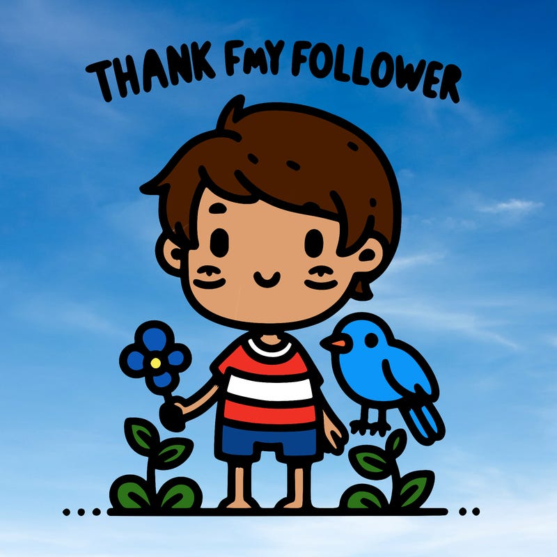 thanks for my first folower