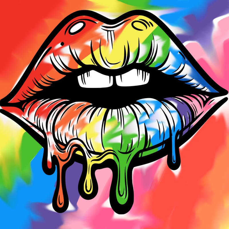 lips that look realistic and drip