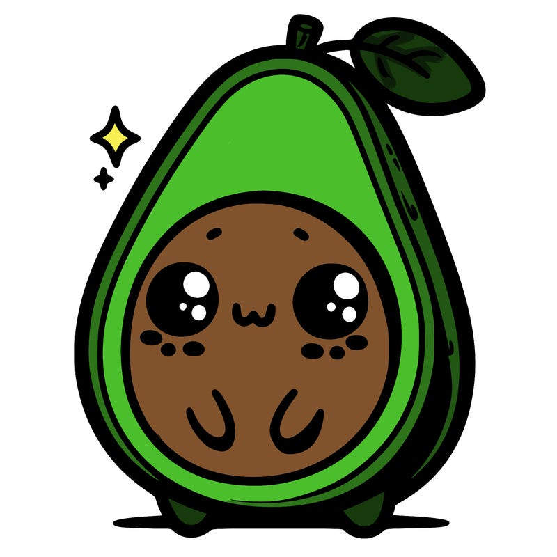cute avocado