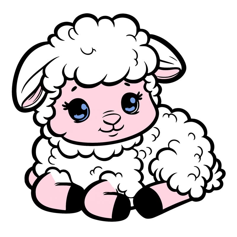 a baby sheep