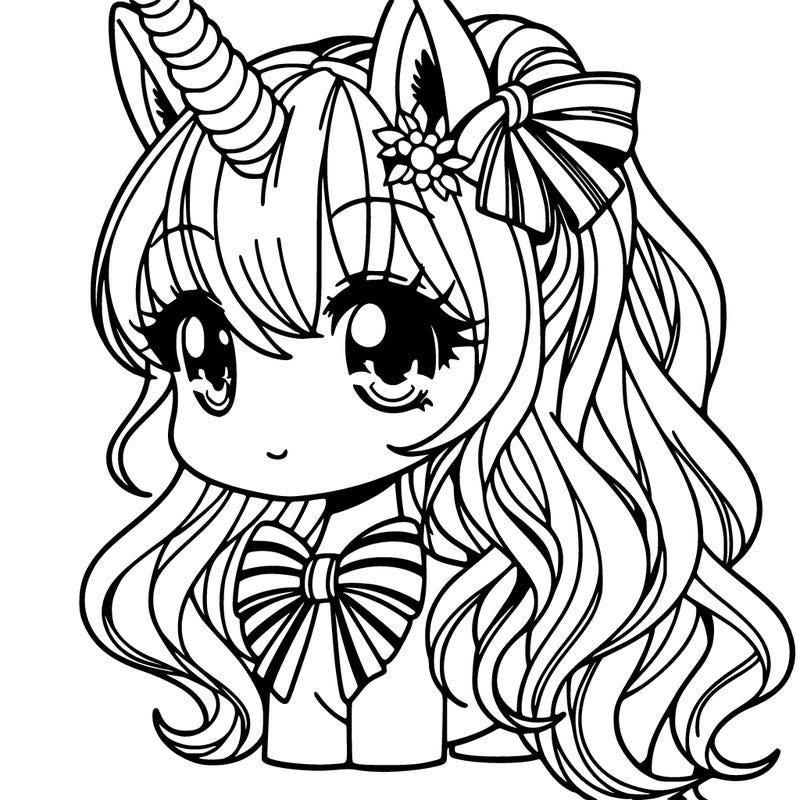 unicorn manga girl
