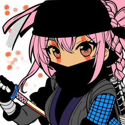 manga girl ninja