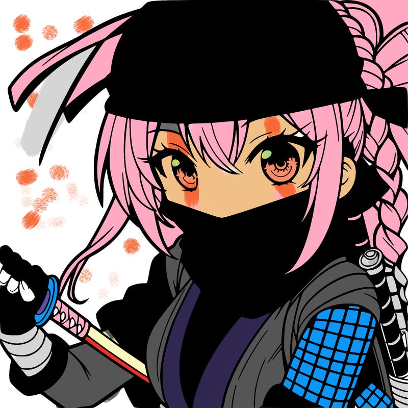 manga girl ninja