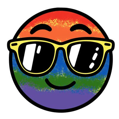 emoji with sunglasses