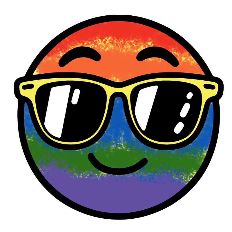 emoji with sunglasses