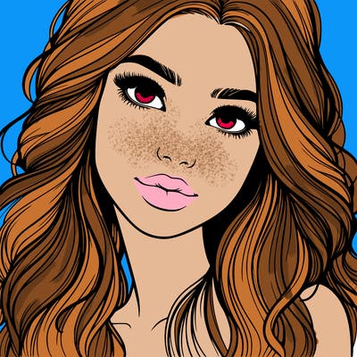 beautiful realistic girl