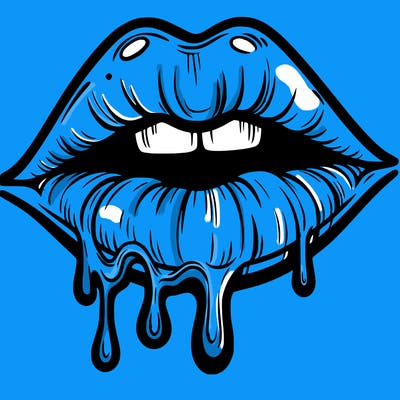 lips that look realistic and drip