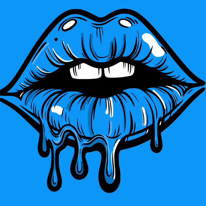 lips that look realistic and drip