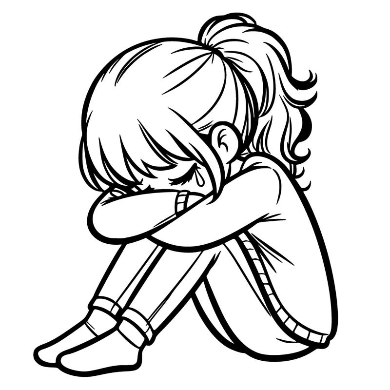 depressed girl