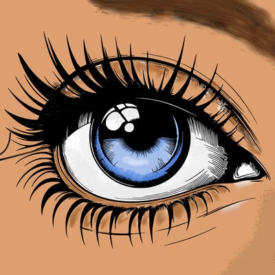 realistic eye
