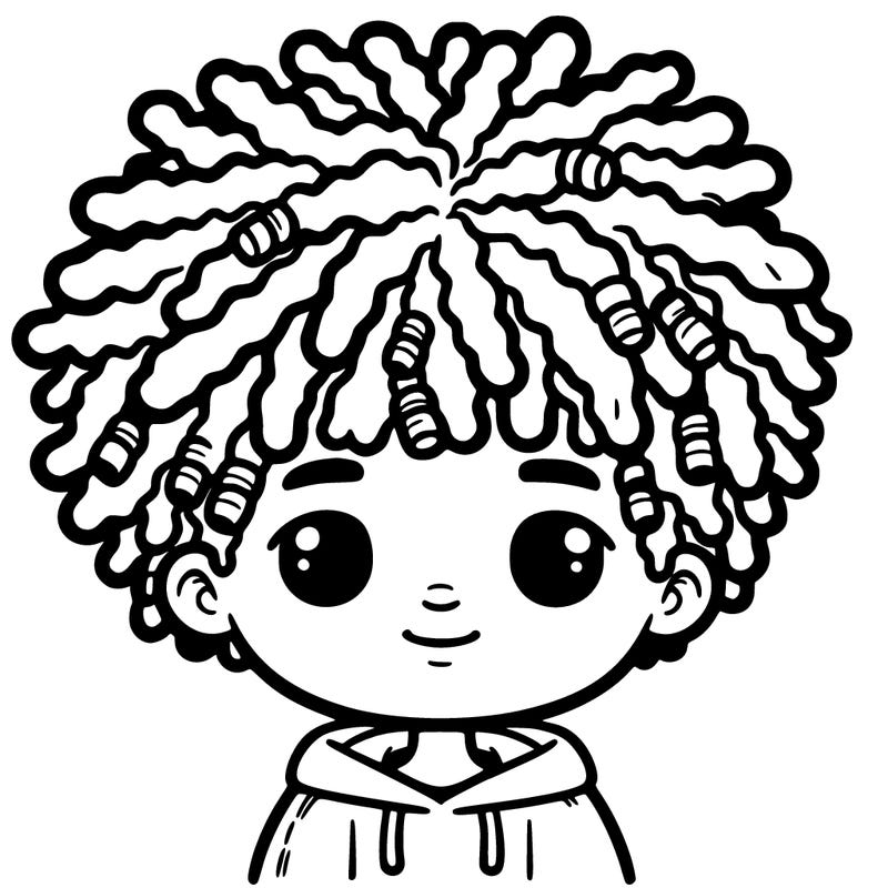 boy with locks