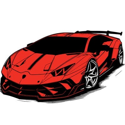 realistic lamborghini
