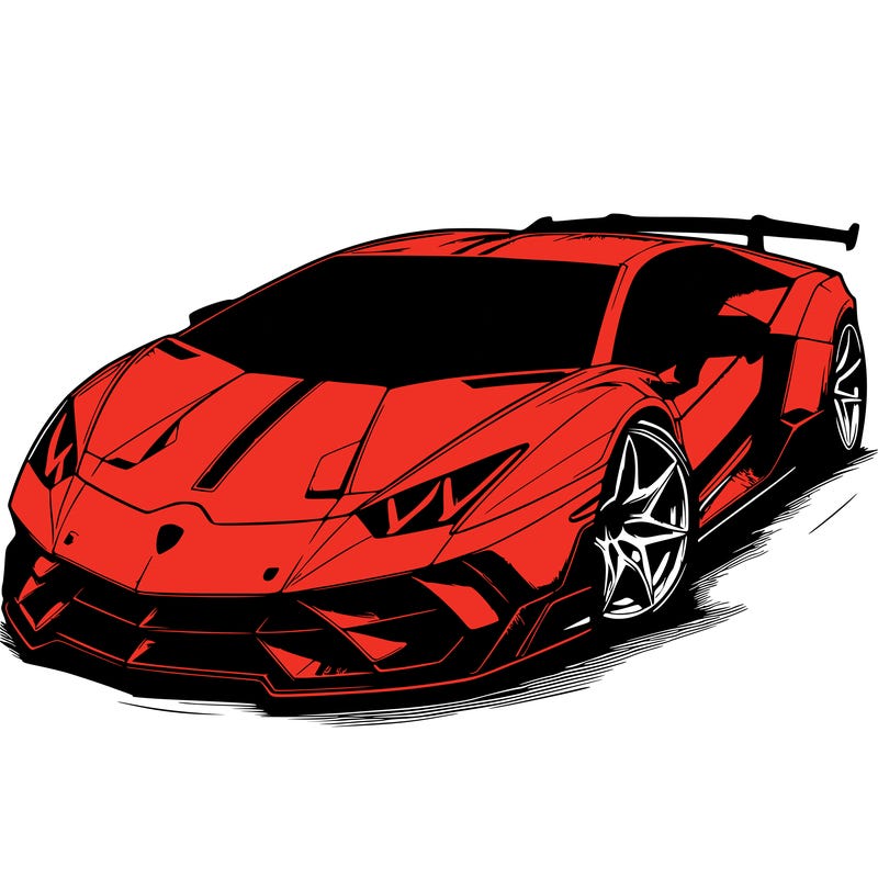 realistic lamborghini