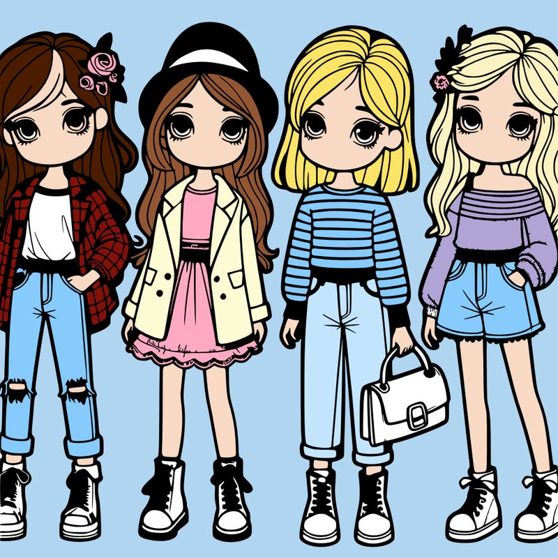 girls with fashion