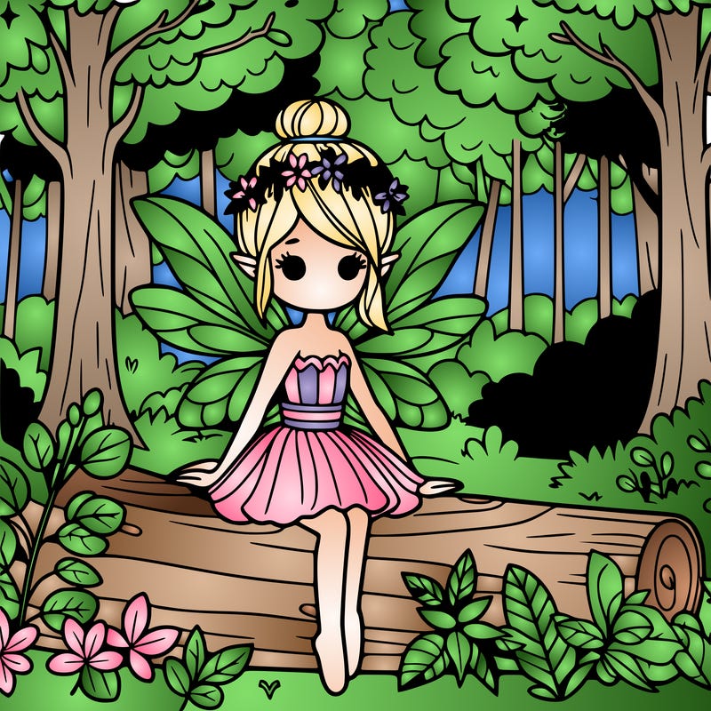 fairy in the forest