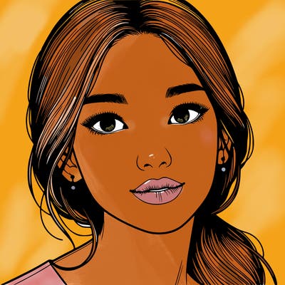 beautiful realistic asian woman