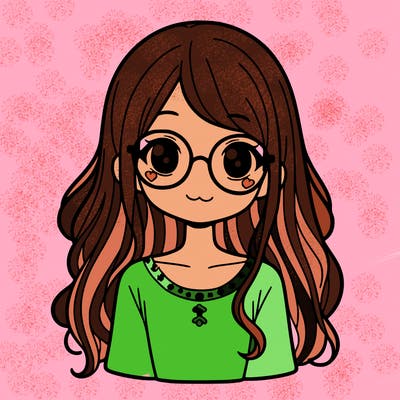 a girl with classes