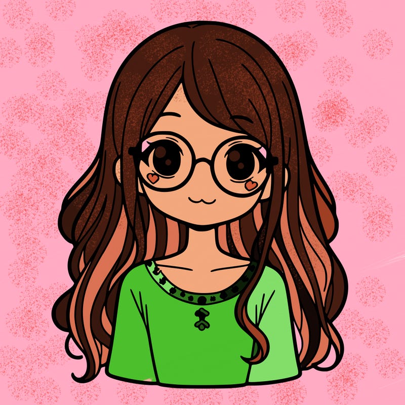 a girl with classes
