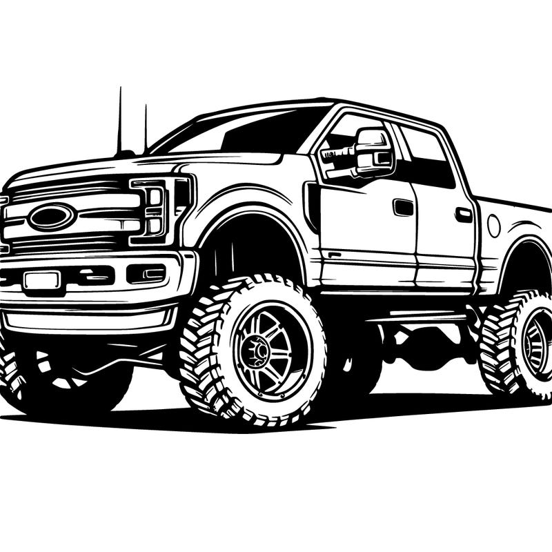 lifted ford f250 truck